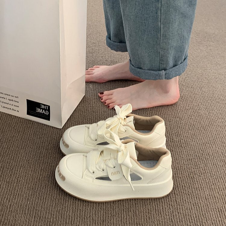 Damen modische Sneakers mit atmungsaktiver Mesh-Oberfläche und dämpfender Sohle R&B