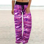 Damen Cargo-Hose mit lässigem Schnitt und modischem Camouflage-Muster R&B