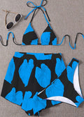 Damen 2-teiliges Bikini-Set mit trendigem Rock R&B