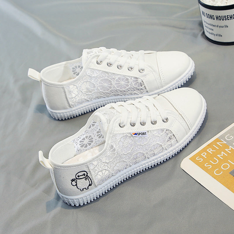 Damen Sneakers mit floralen Einsätzen und verstärktem Komfort R&B