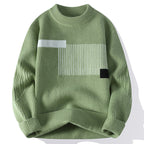 Damen moderner Strickpullover mit geometrischem Muster R&B