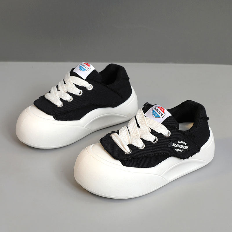Damen sportive Sneakers mit strapazierfähigem Obermaterial und rutschfester Gummisohle R&B