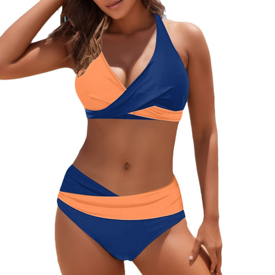 Damen Bikini-Set mit innovativem Wickeldesign und figurbetonendem Schnitt R&B