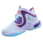 Damen Modische Basketball Sneakers mit atmungsaktivem Obermaterial und stoßdämpfender Sohle R&B