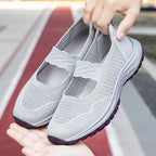 Damen Atmungsaktive Sport-Sneaker mit elastischem Riemen R&B