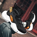 Damen Sportliche High-Top Sneakers mit innovativem Design und rutschfester Sohle R&B