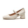 Damen elegante Mary-Jane Pumps mit modischer Schnalle