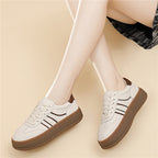 Damen Bequeme und modische Sneakers mit Plattformsohle R&B