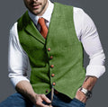 Herren elegante Trachtenweste aus hochwertigem Stoff R&B