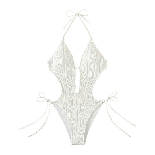 Damen Cut-Out Badeanzug R&B