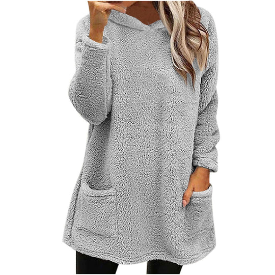 Damen Kuschelige Fleece-Pullover R&B