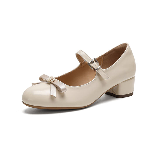 Damen Ballerinas mit elegantem Riemchen und modischer Schleifenapplikation R&B