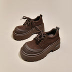Damen Chunky Schnürschuhe mit robustem Plateau von R&B