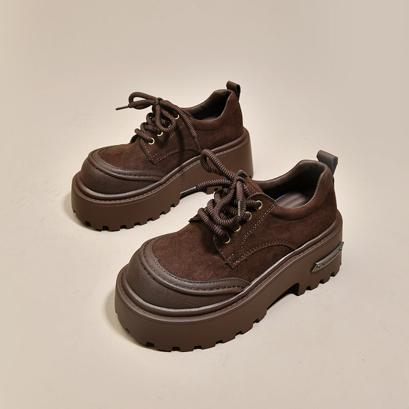 Damen Chunky Schnürschuhe mit robustem Plateau von R&B