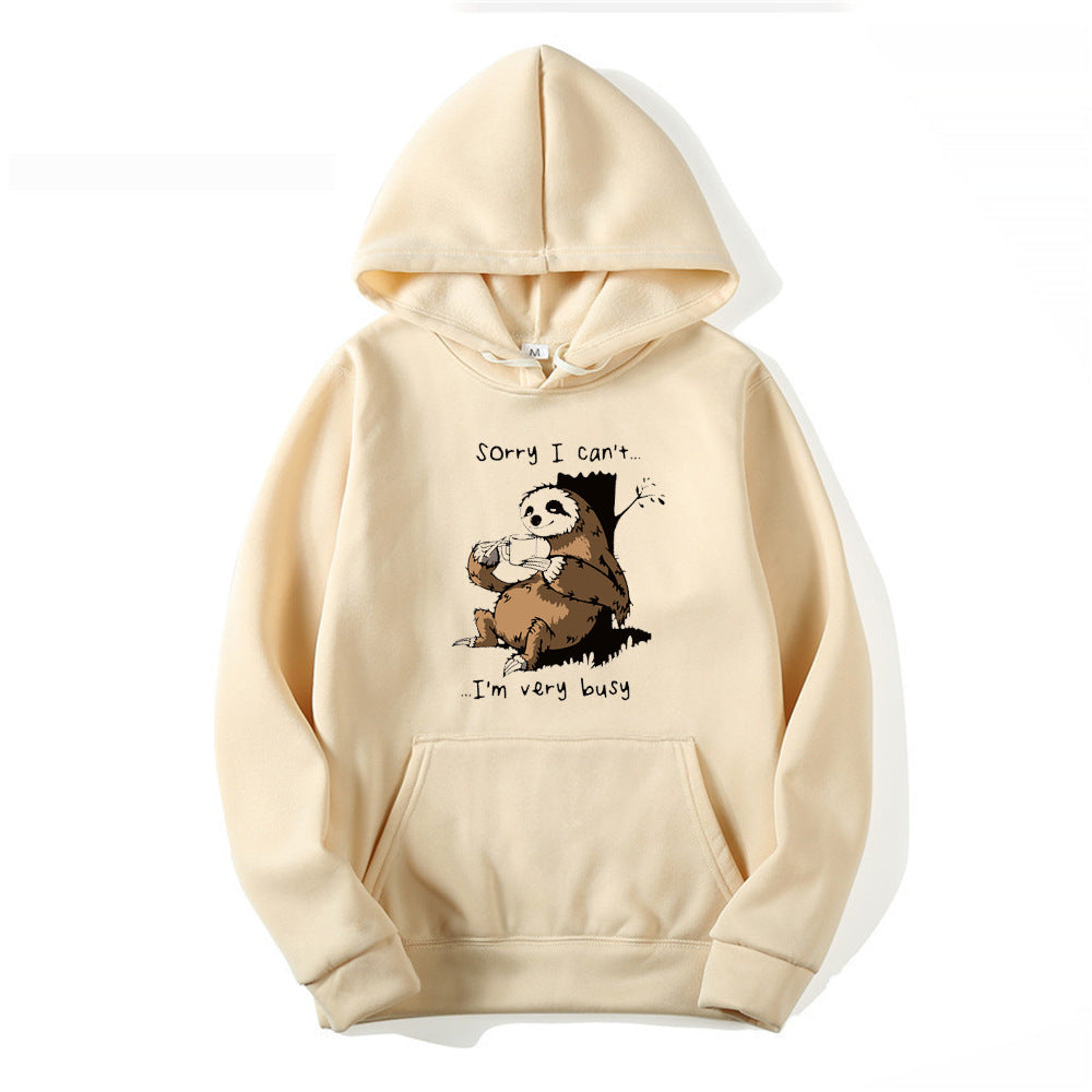 Damen Kapuzensweater mit niedlichem Tiermotiv und verspieltem Spruch R&B