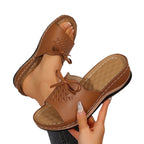 Damen Komfortable und stilvolle Mules mit raffiniertem Schleifendetail R&B