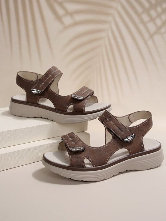 Damen Komfortable und modische Sandalen mit verstellbaren Riemen R&B