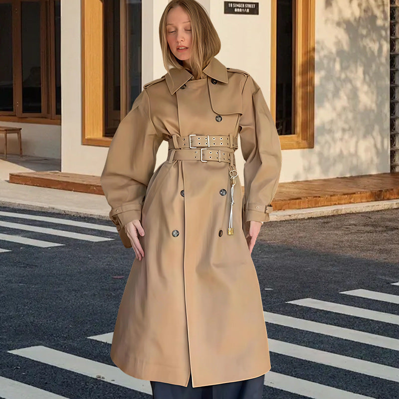 Damen eleganter Trenchcoat R&B