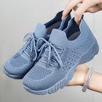 Damen Komfortable Leichtgewicht Sneakers mit atmungsaktivem Strickdesign R&B