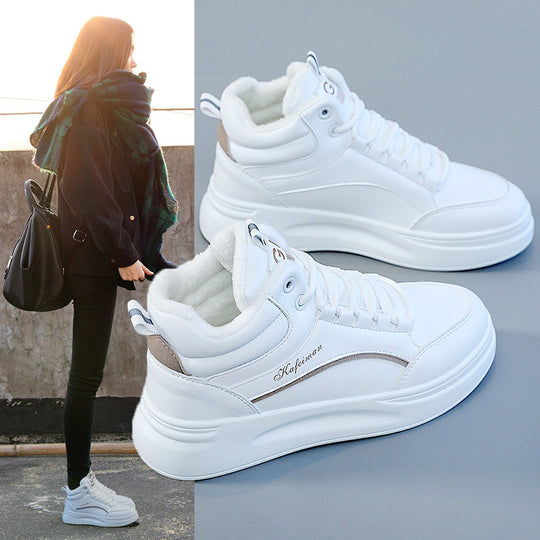Damen Warmgefütterte High-Top Sneakers R&B