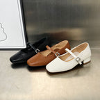 Damen Elegante Schnürschuhe mit modischer Riemenverzierung und bequemer Blockabsatz R&B
