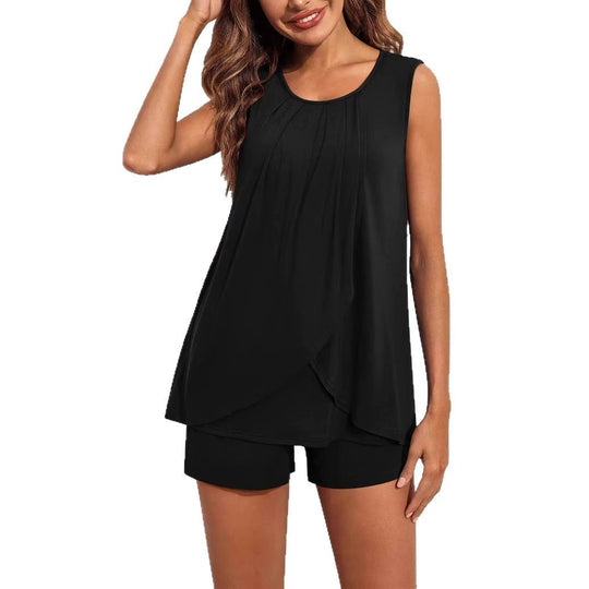 Damen Sportliches Tank-Top mit Shorts R&B