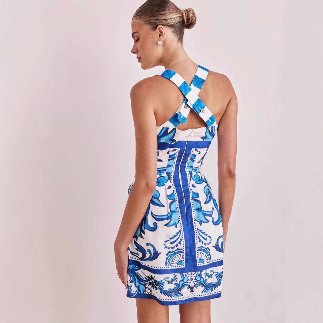 Damen Sommerkleid mit elegantem Design und praktischen Taschen R&B