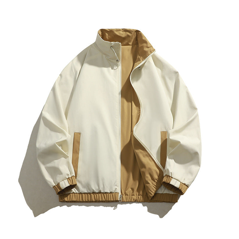 Herren sportliche Übergangsjacke mit elastischen Bündchen und praktischen Reißverschlusstaschen R&B