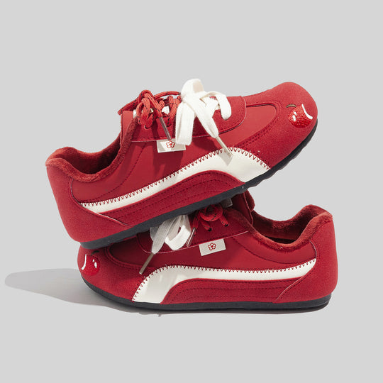 Damen Sneakers mit verspieltem Katzenmotiv und bequemer Dämpfung R&B