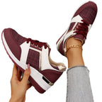Damen Sportliche Sneakers mit atmungsaktivem Netzobermaterial und modischem Design R&B