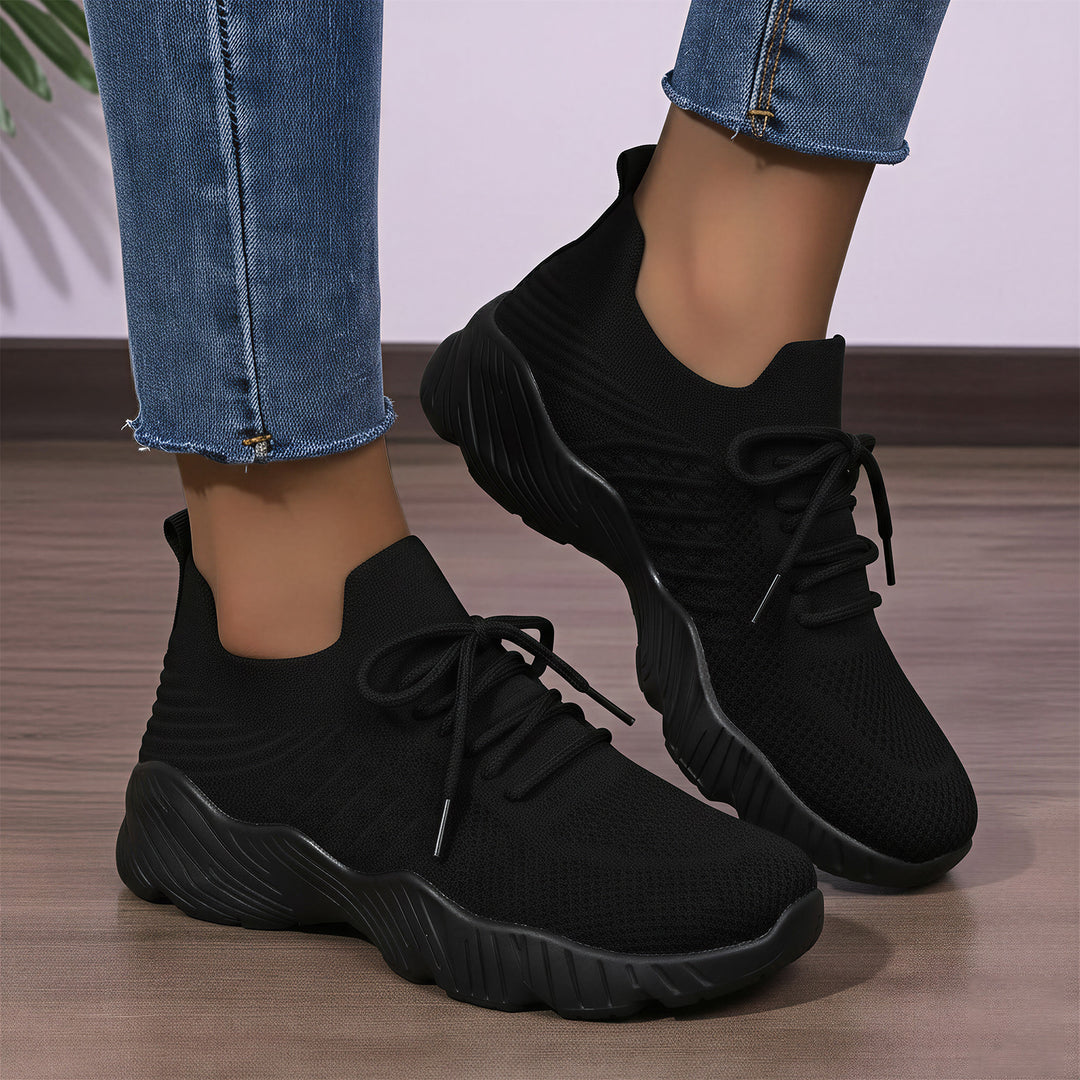 Damen Hohe Sneaker mit atmungsaktivem Obermaterial und gedämpfter Laufsohle R&B