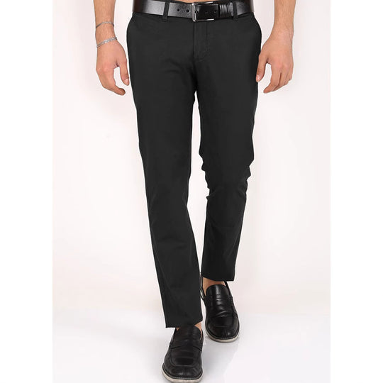Herren Chinohose schmal mit Elastikbund