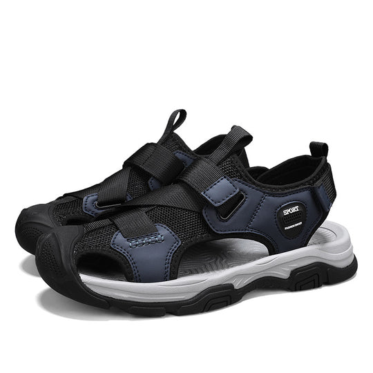 Damen Sportliche Freizeitsandalen mit verstellbarem Klettverschluss und rutschfester Sohle R&B