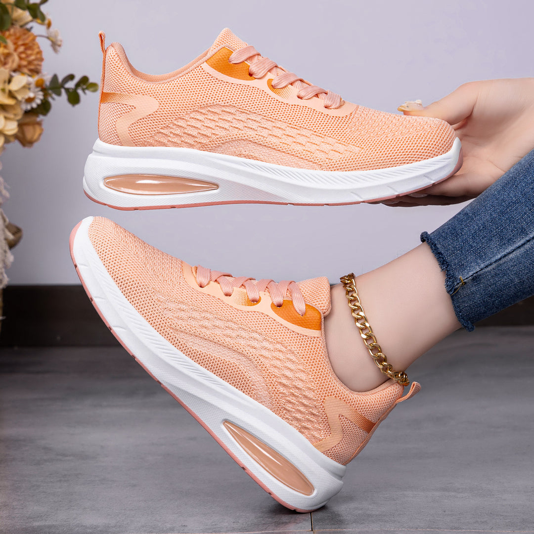 Damen Atmungsaktive Freizeitsneaker mit rutschfester Sohle und elastischem Obermaterial R&B