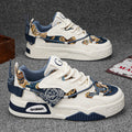 Damen sportliche Chunky-Sneaker mit einzigartigem Design und atmungsaktiver Sohle R&B