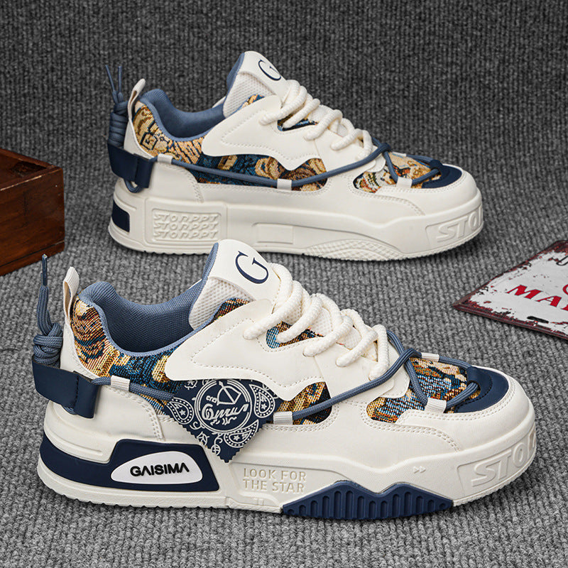 Damen sportliche Chunky-Sneaker mit einzigartigem Design und atmungsaktiver Sohle R&B