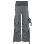 Damen Modische Cargo-Hose mit elastischem Bund und praktischen Taschen R&B
