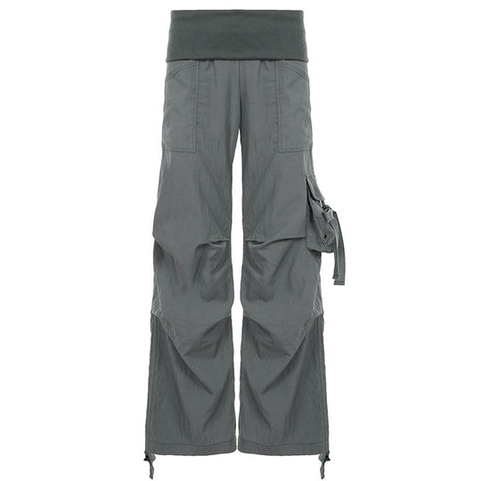 Damen Modische Cargo-Hose mit elastischem Bund und praktischen Taschen R&B