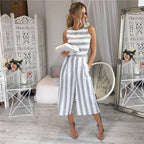 Damen Modischer Jumpsuit mit figurbetonendem Schnitt und breiten Beinöffnungen R&B