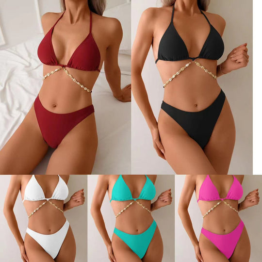 Damen Bikiniset mit eleganter Muschelverzierung R&B