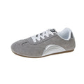 Damen sportliche Sneakers mit hochwertigem Wildleder-Obermaterial und flexibler Sohle