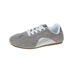 Damen sportliche Sneakers mit hochwertigem Wildleder-Obermaterial und flexibler Sohle
