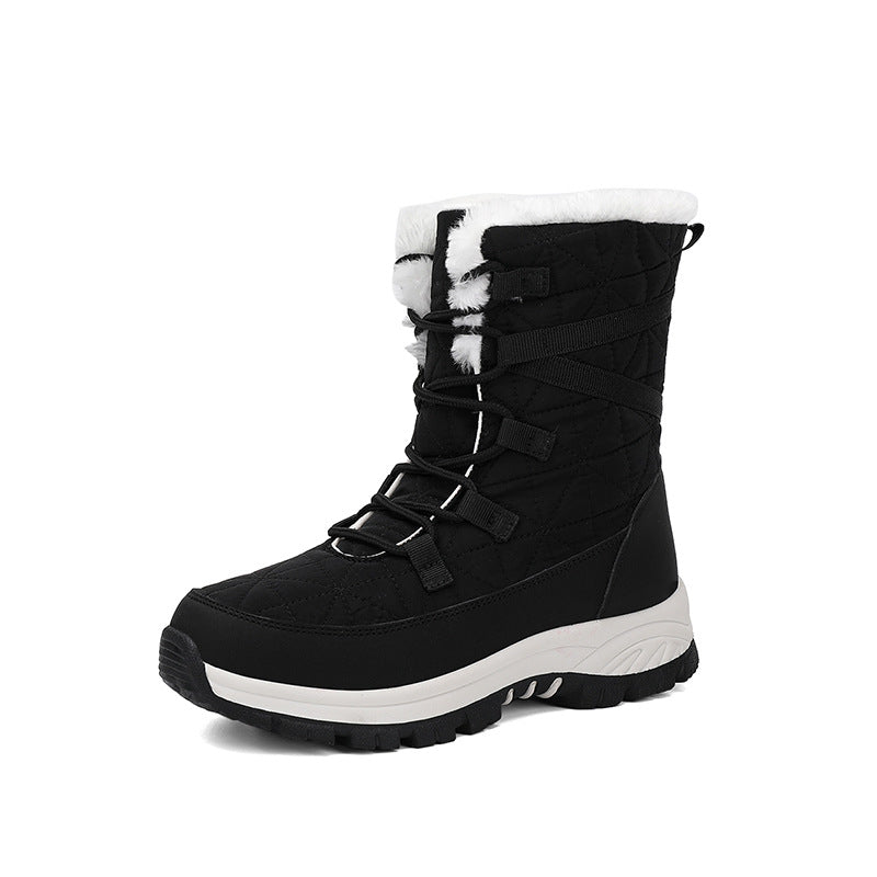 Damen Winterstiefel mit isoliertem Futter und rutschfester Sohle R&B
