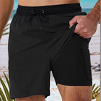 Herren Komfortable Badeshorts R&B