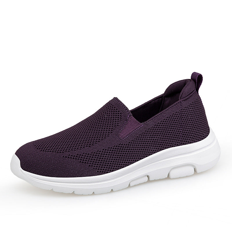 Damen Slip-On Fitnessschuhe mit atmungsaktiver Mesh-Oberfläche R&B