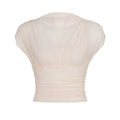 Damen Elegantes Shirt mit Raffung und weichem Stoff R&B
