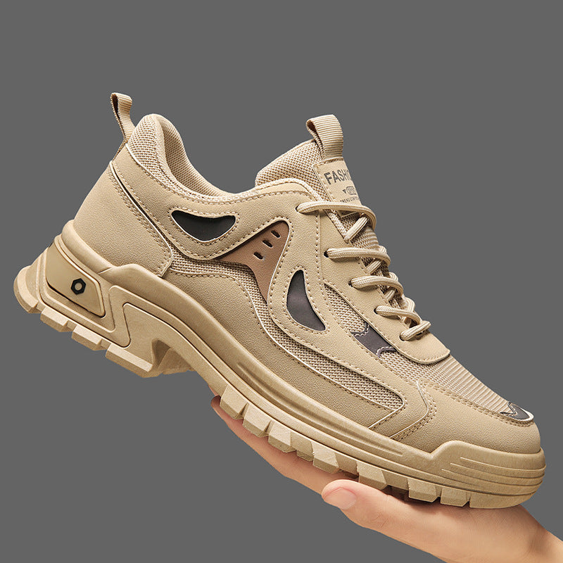 Damen Sportliche Chunky Sneakers mit atmungsaktiver Mesh-Oberfläche und rutschfester Sohle R&B