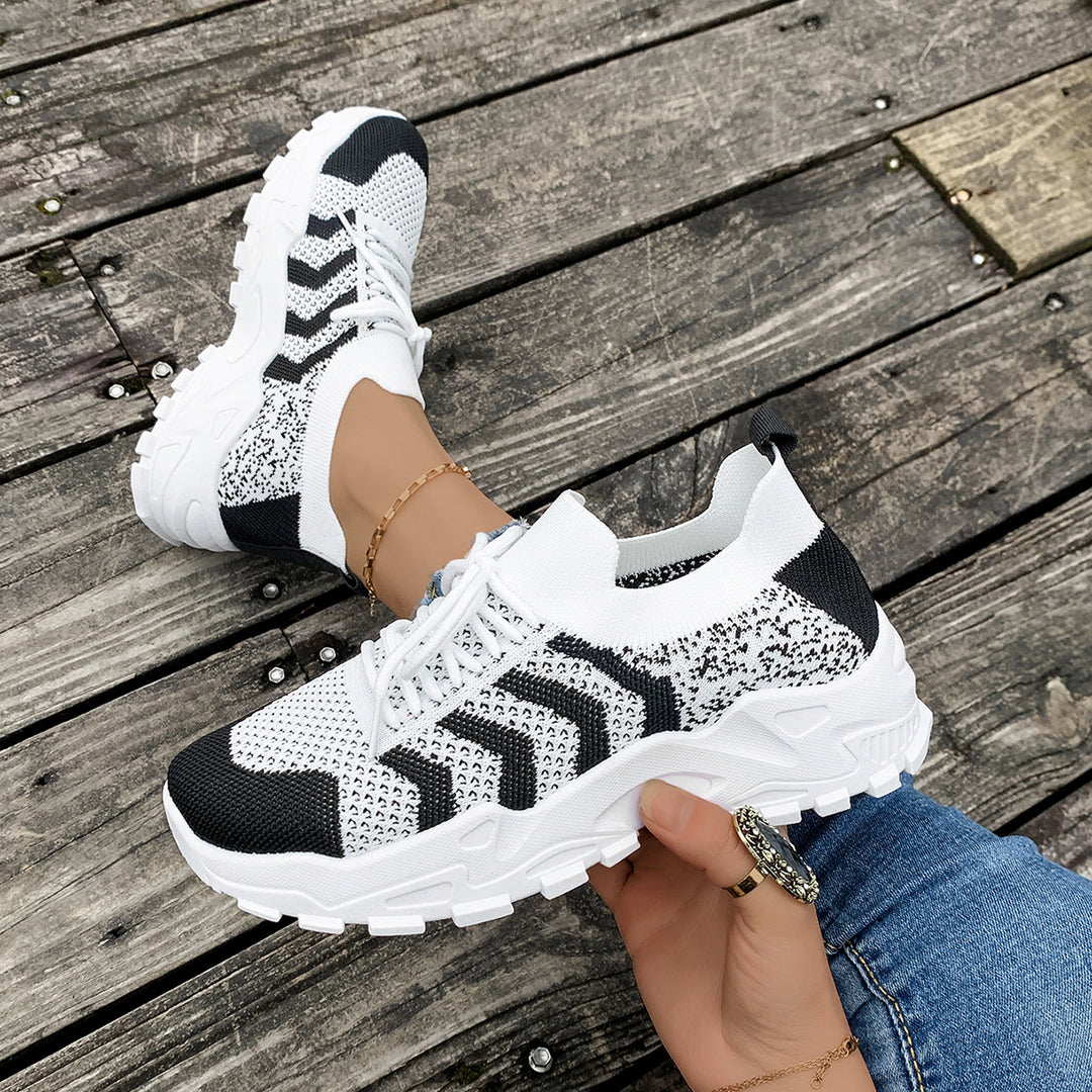 Damen atmungsaktive Lauf-Sneaker mit flexibler Sohle R&B