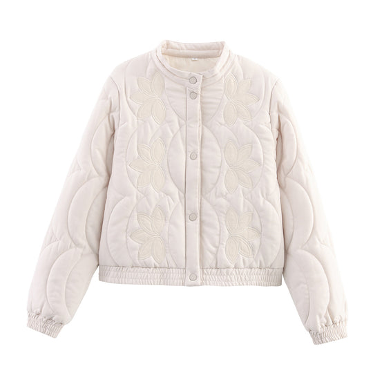 Damen Steppjacke mit floralem Design R&B