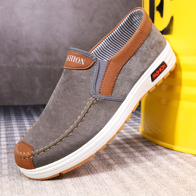Damen modische Slipper mit rutschfester Sohle und elastischem Einsatz R&B